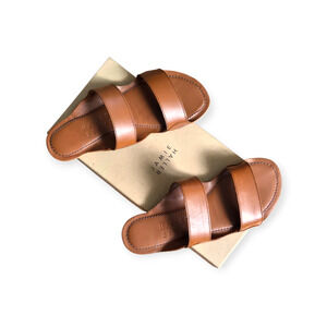 Jamie Haller The Two Strap Sandal in Brown Cognac Leather EU 36 / US 5.5 to 6